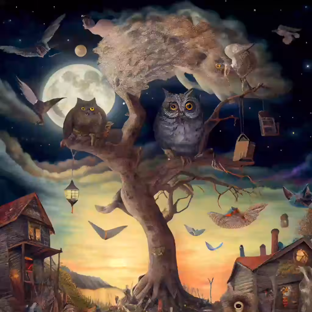 Happy tree 50 - night owls