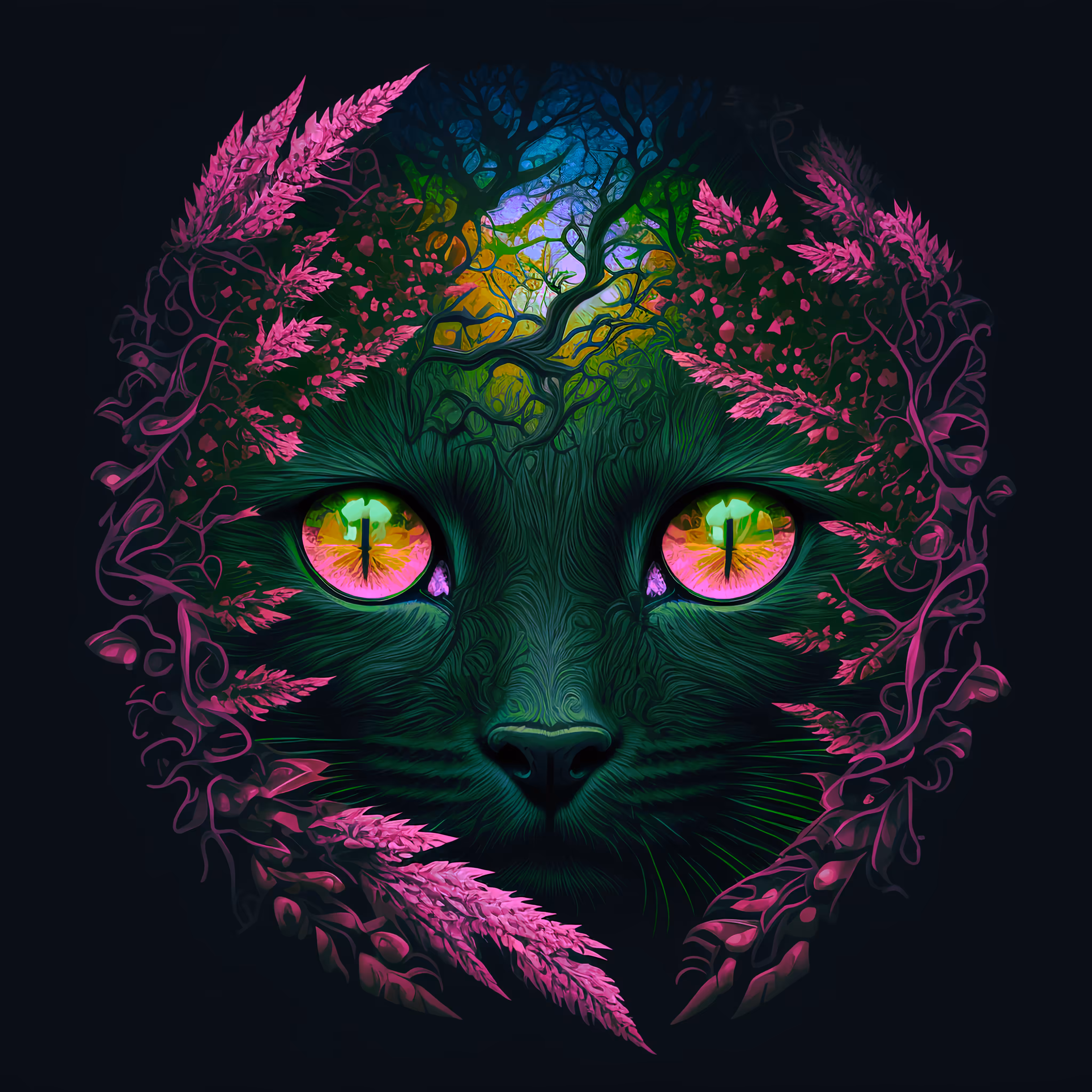Visionary Forest Feline