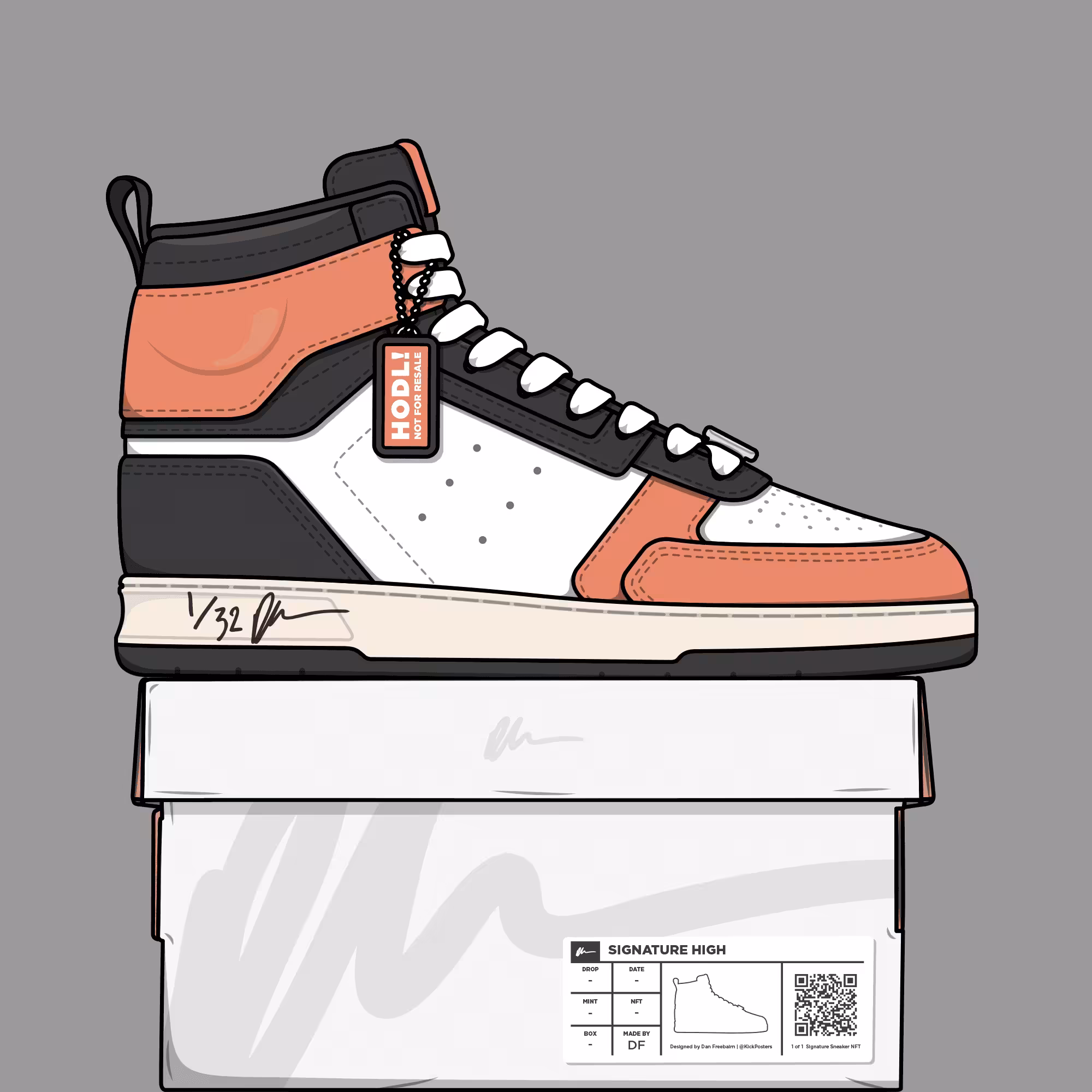 Signature Sneaker High 'Spectrum' - #1