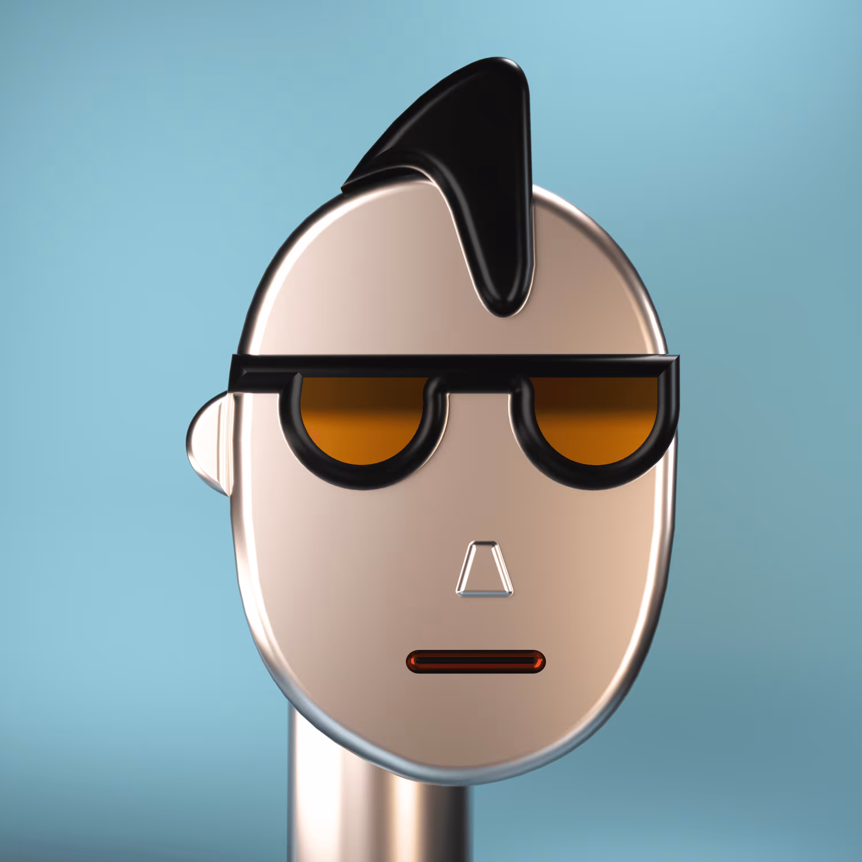 3D Chrome Punk #0614