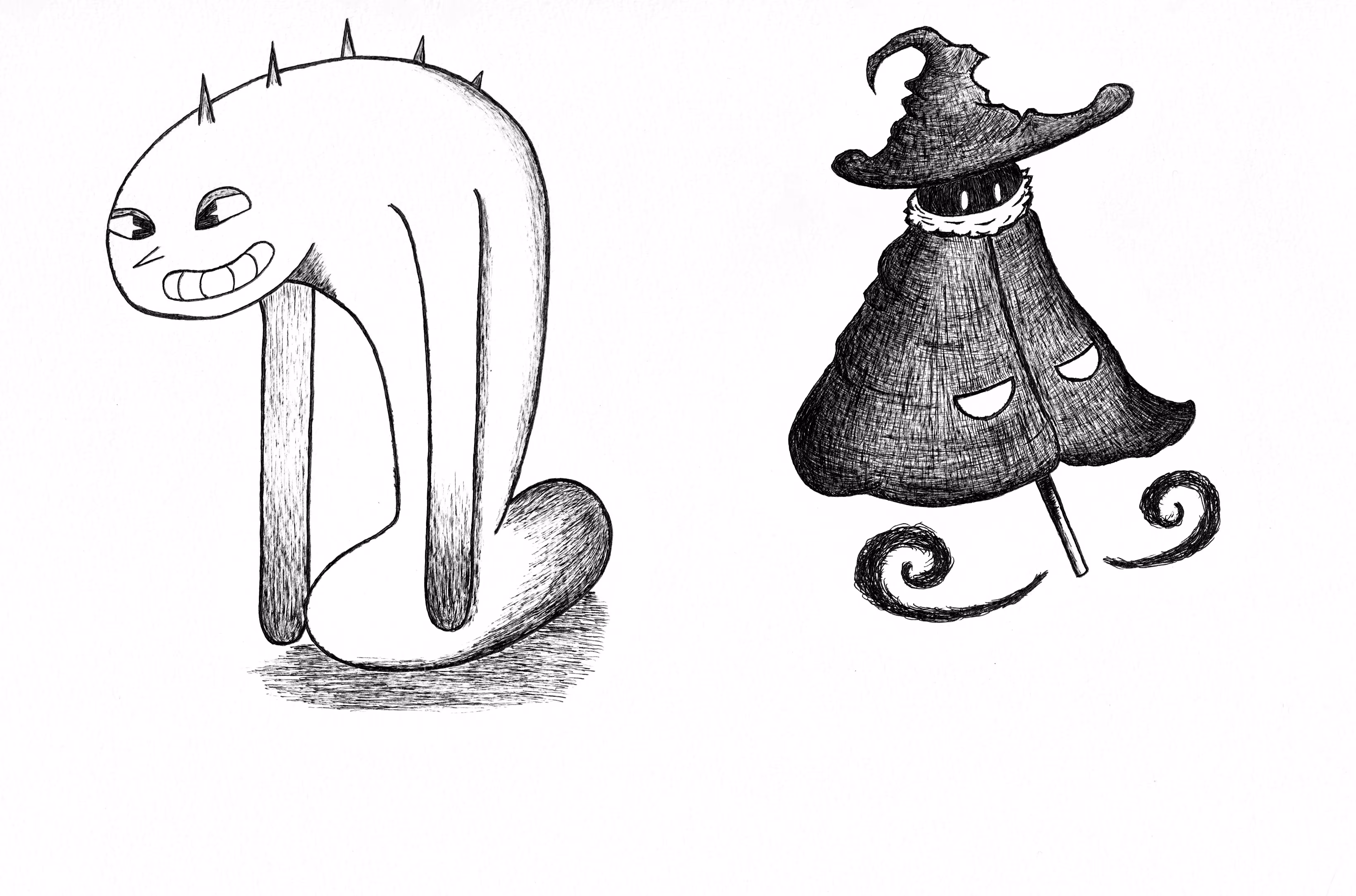 2nd page of picture book "Patti the Spook"