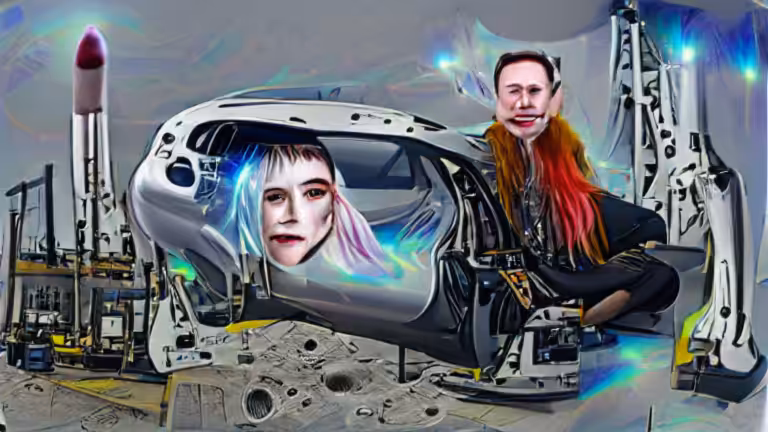 grimes elonmusk spacex (pixray_genesis)