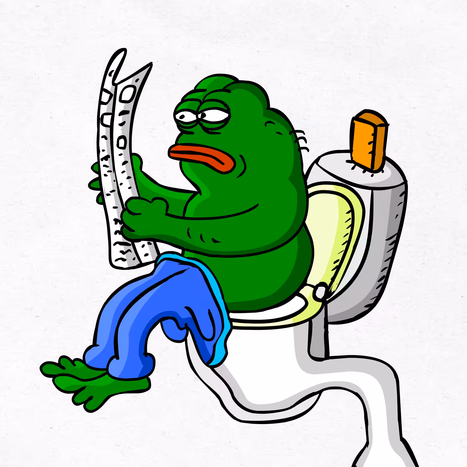Pepe the frog: Poop Evolution