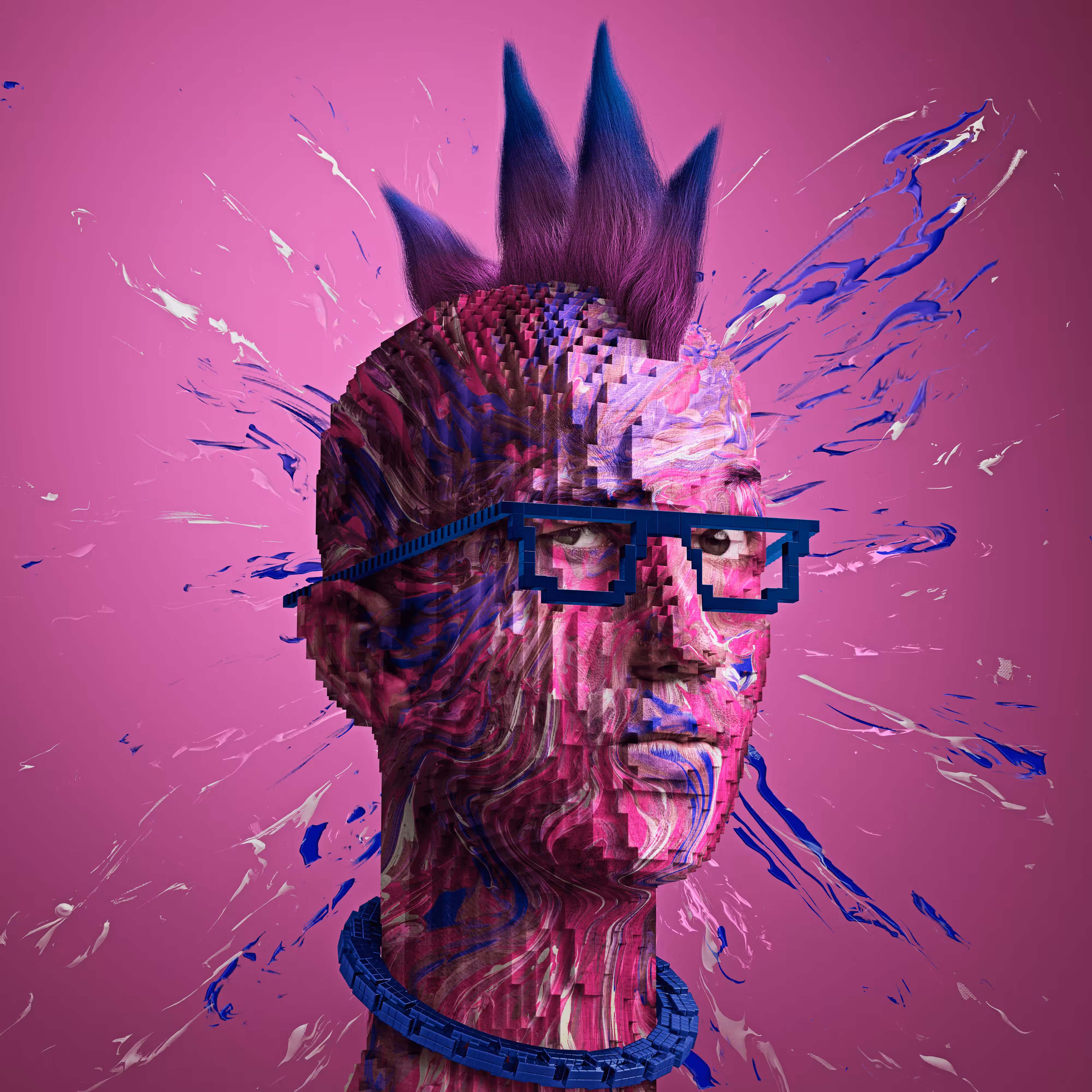 Block Head Punk 104
