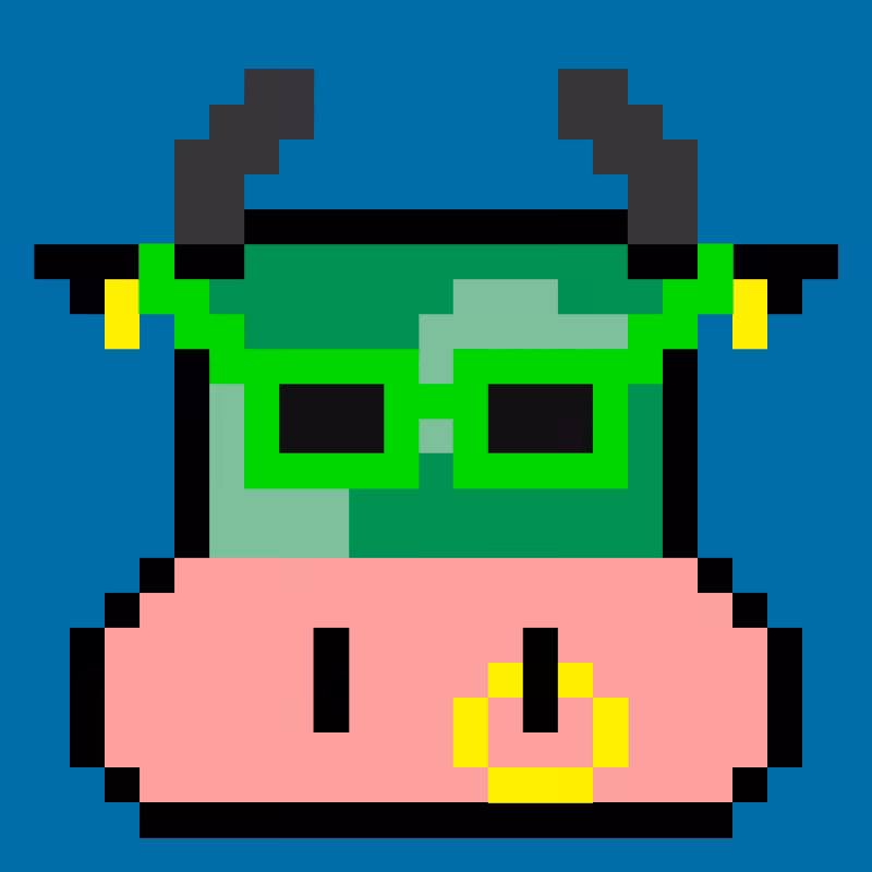 pixel cow #15