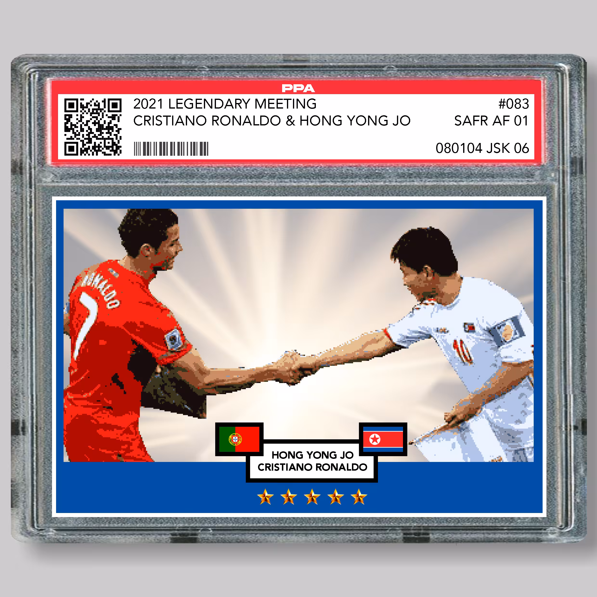 083 Cristiano Ronaldo and Hong Yong Jo, "Legendary meeting"