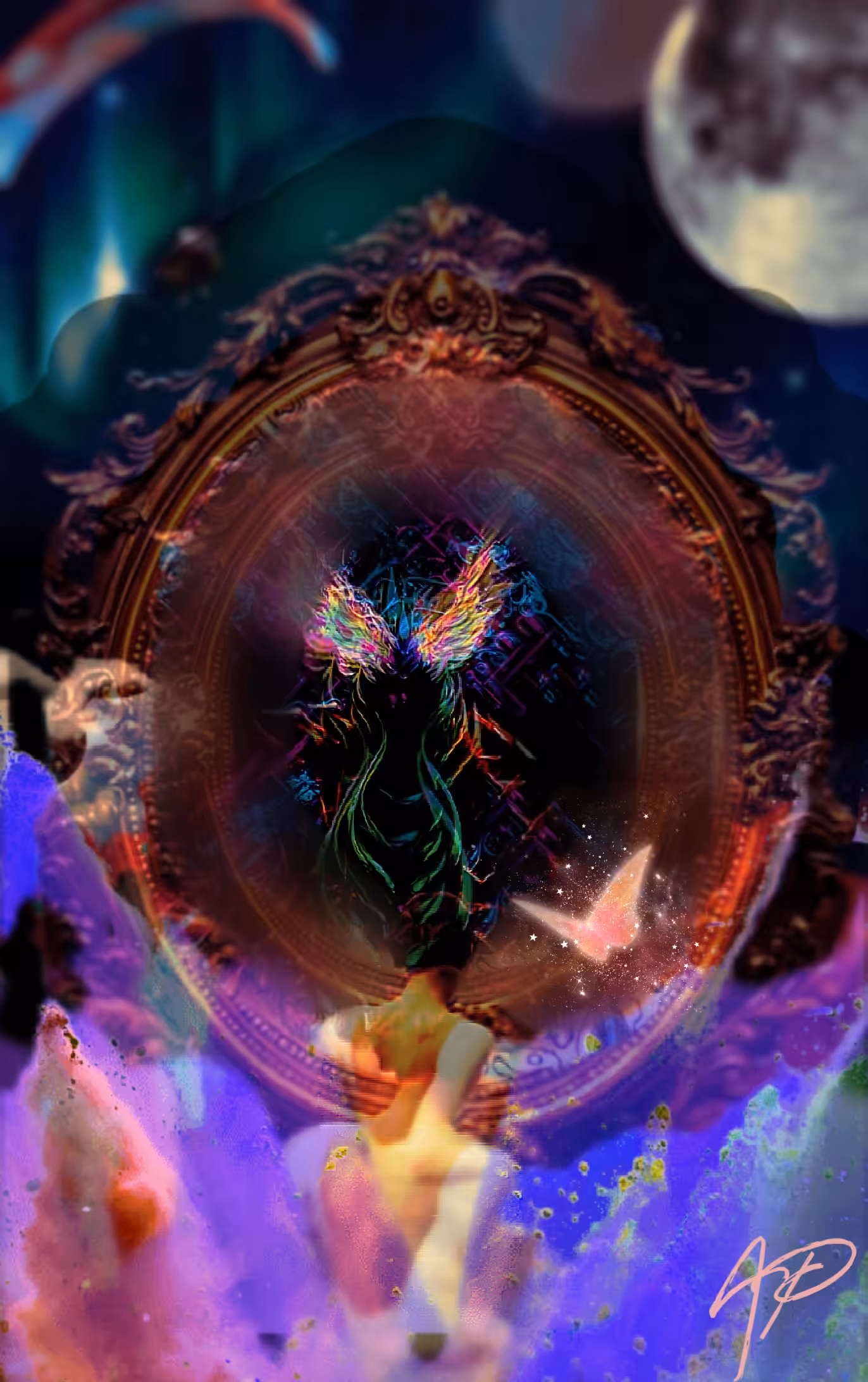 My fantazy world collages : "Better of alone" 