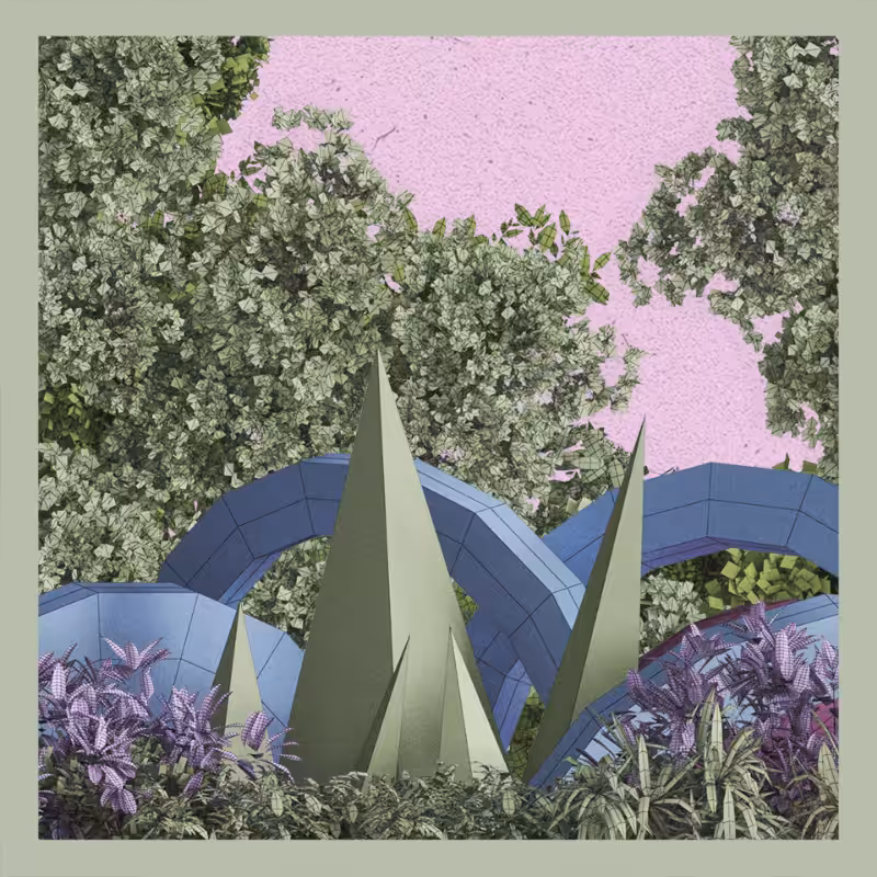 Geo-forest #3dart #22