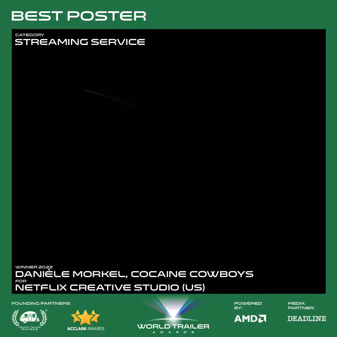 World Trailer Awards 2022: Best Poster, Streaming Service