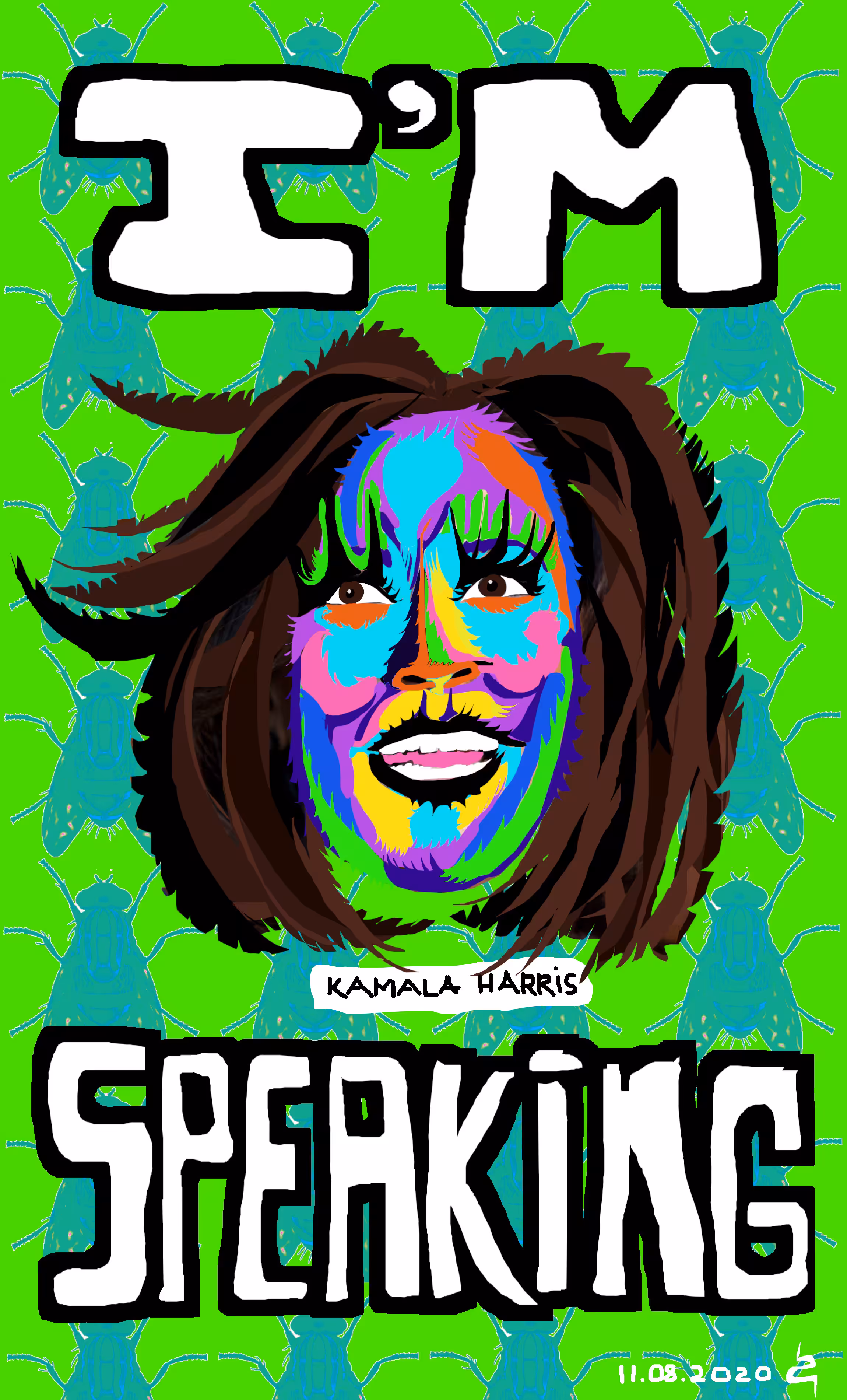 Kamala Harris "I'm Speaking" Sea Green