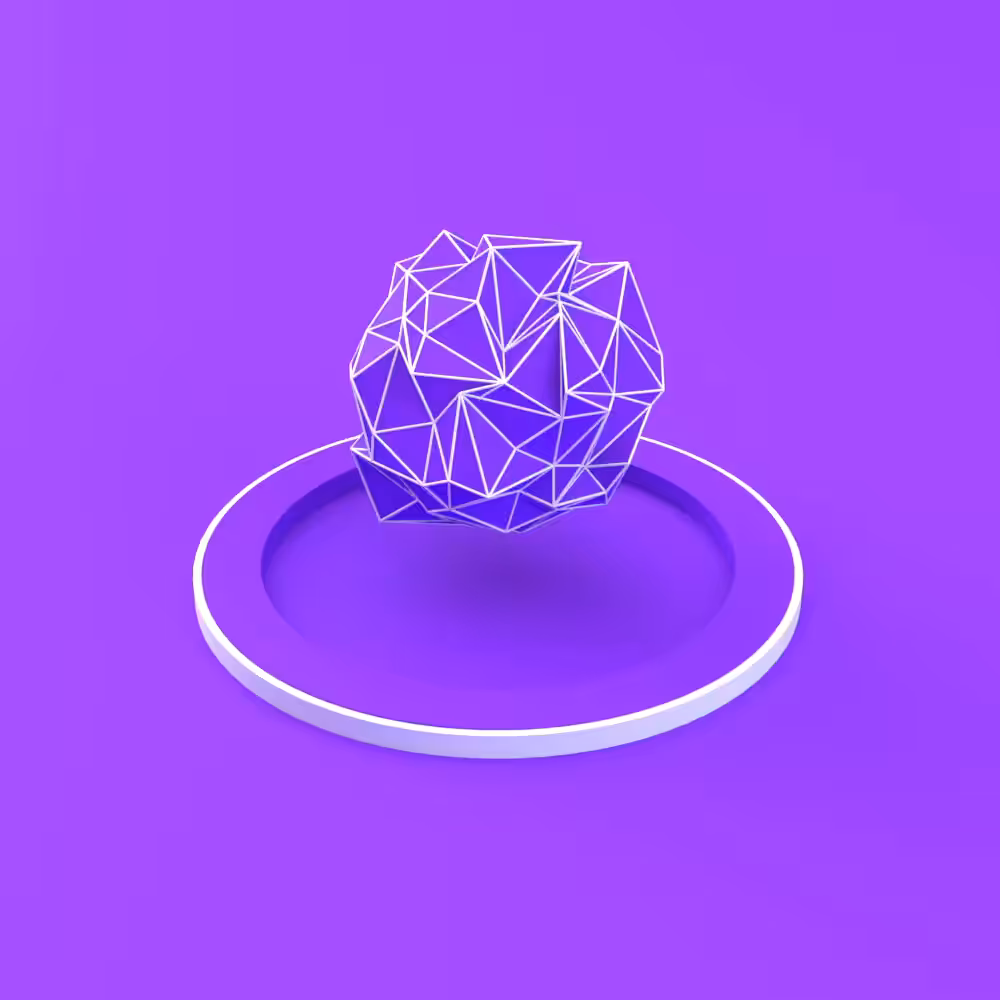 Poly Float Purple