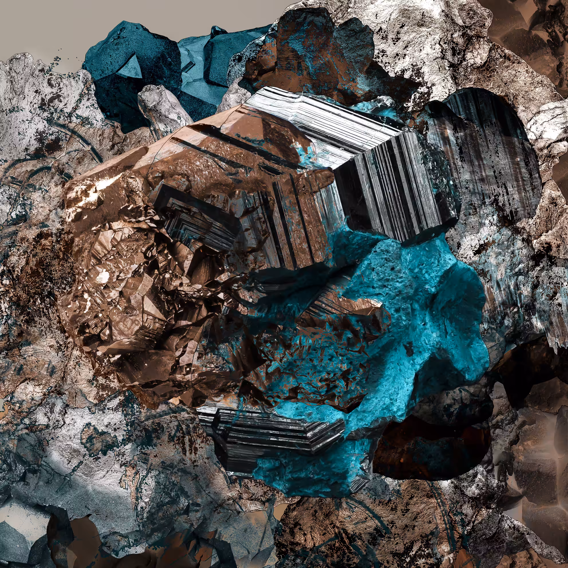 Columbite Cassiterite Copper Pyrite
