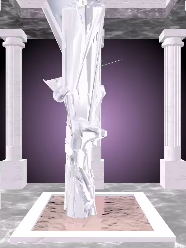 HeavenComputer: The Robotic Silver Chrome Woman #5044