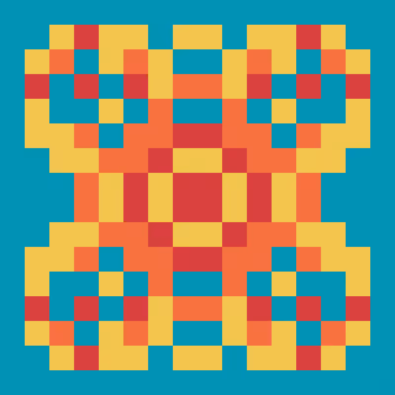Pixel Mandala #100