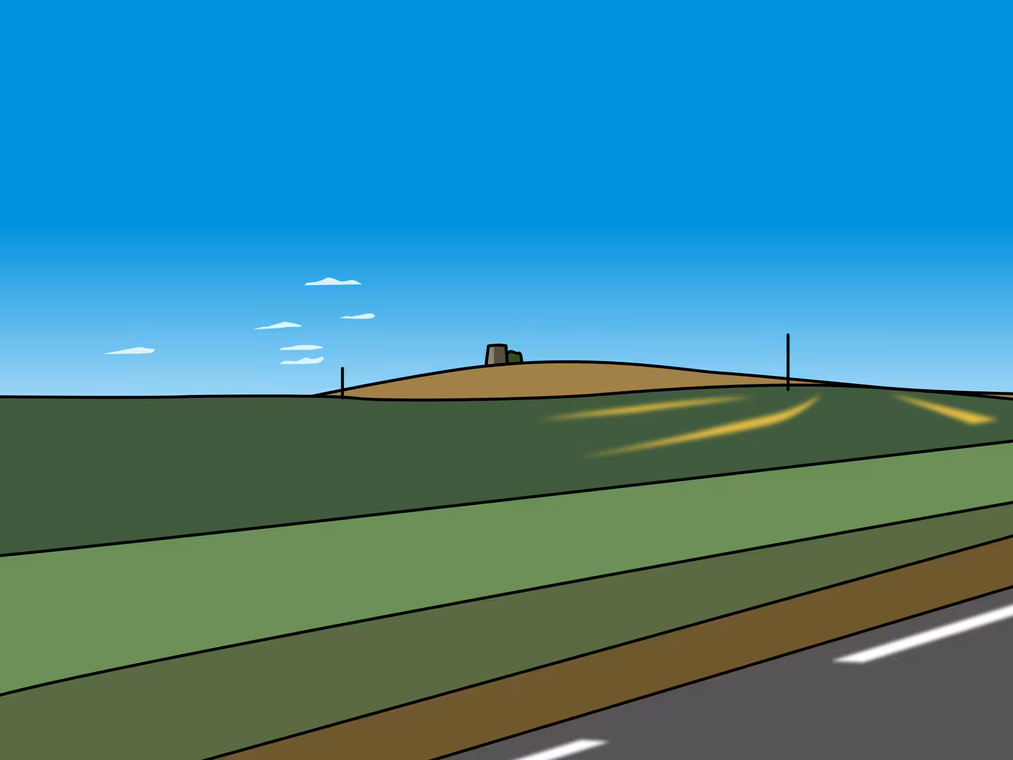 The Road to Carcassonne (airport run)