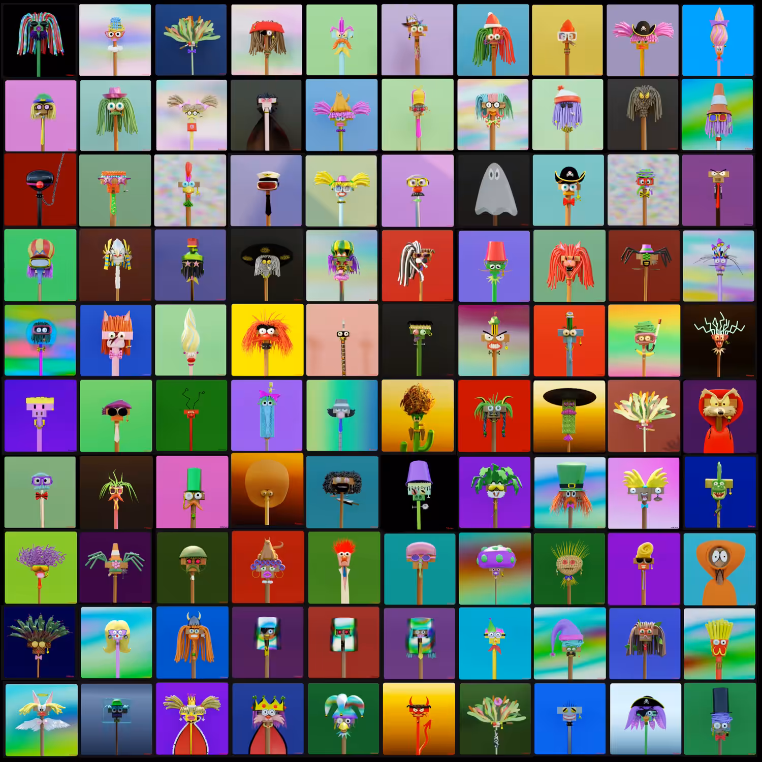 Mop'eds #1-100.