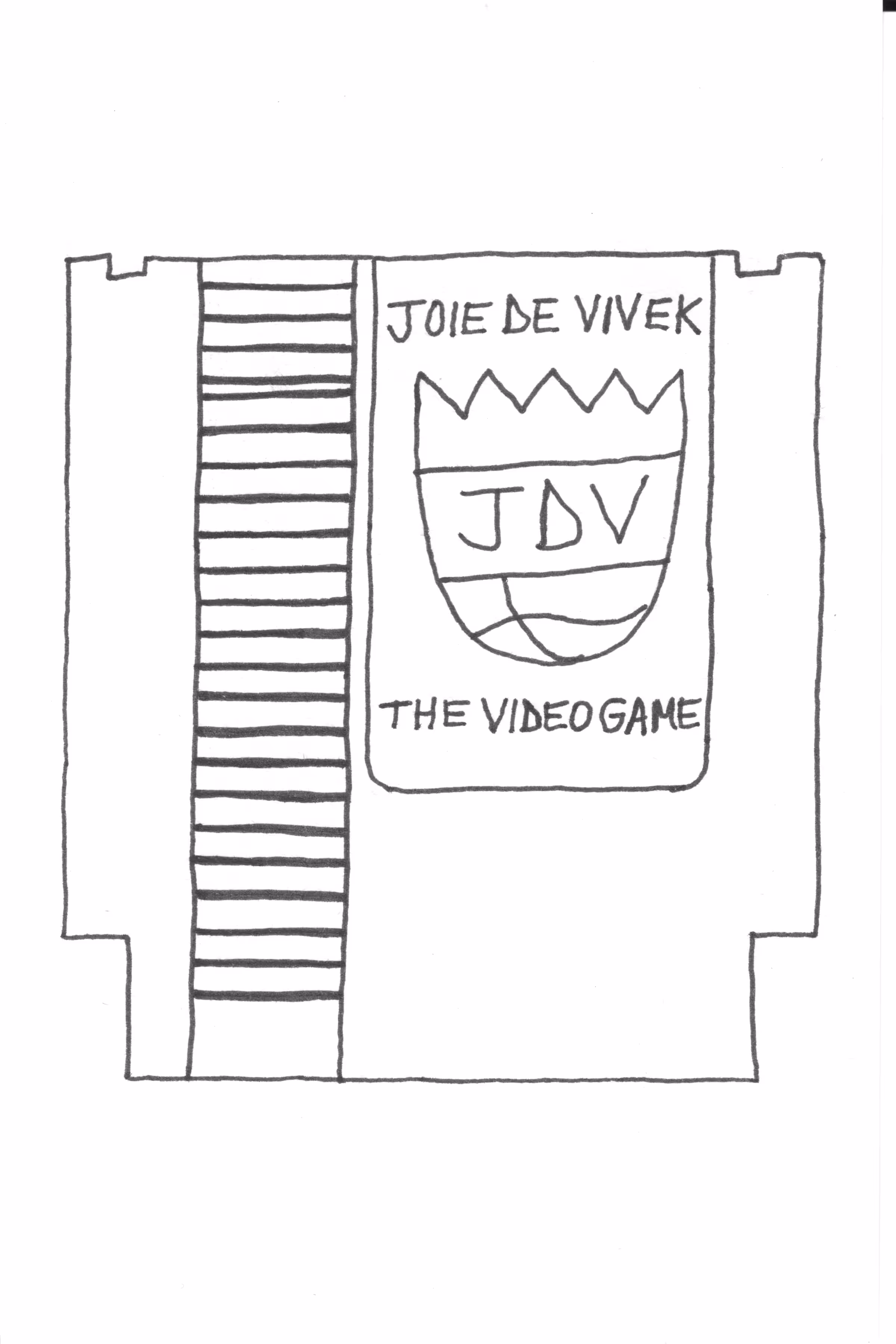 JDV Episode Art: JDV episode art #125 - NES cartridge