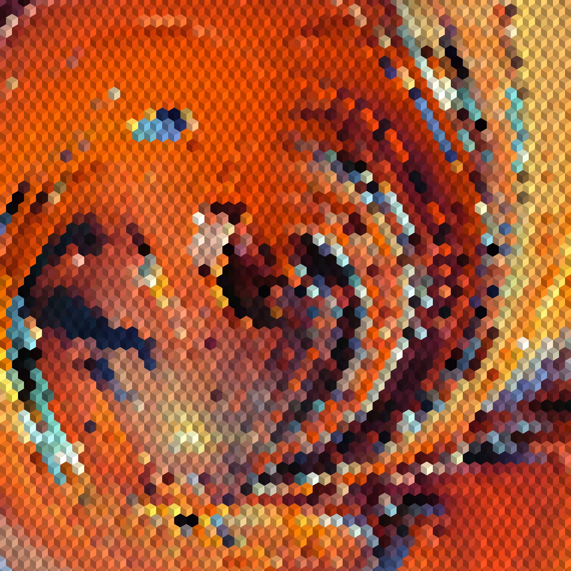 Pixel Spiral #005