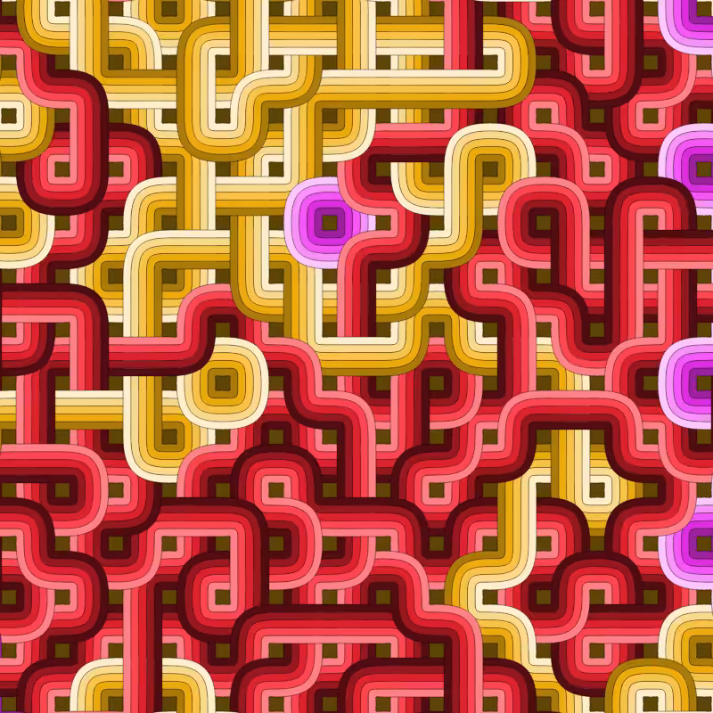 Bézier Truchet #48