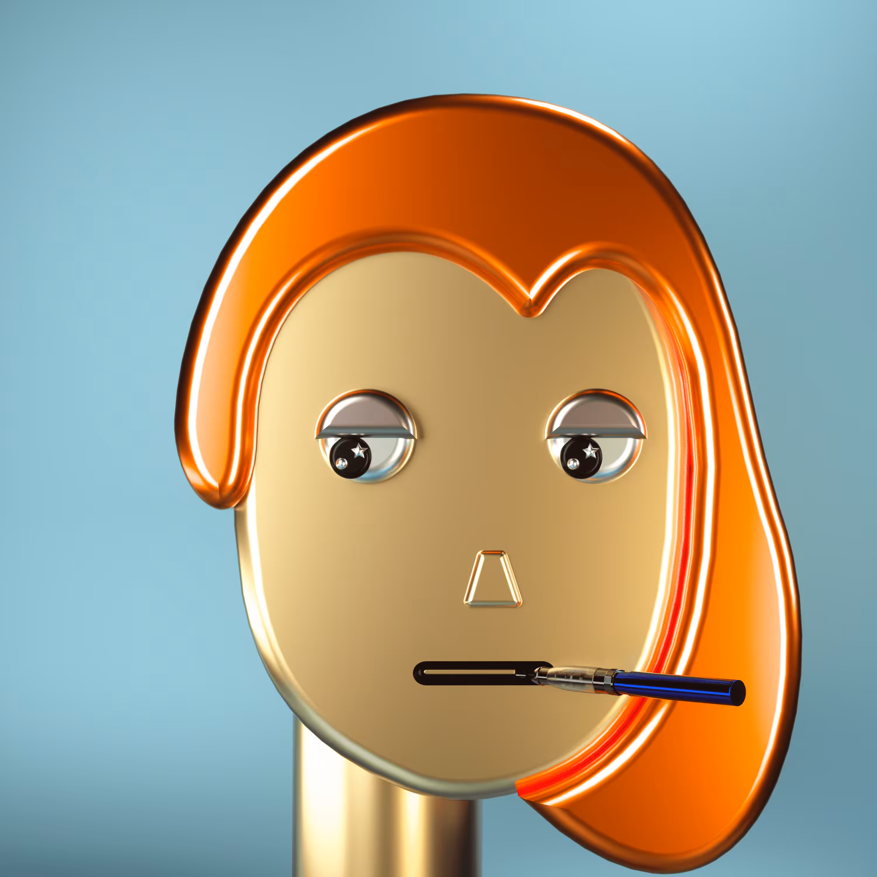 3D Chrome Punk #0937