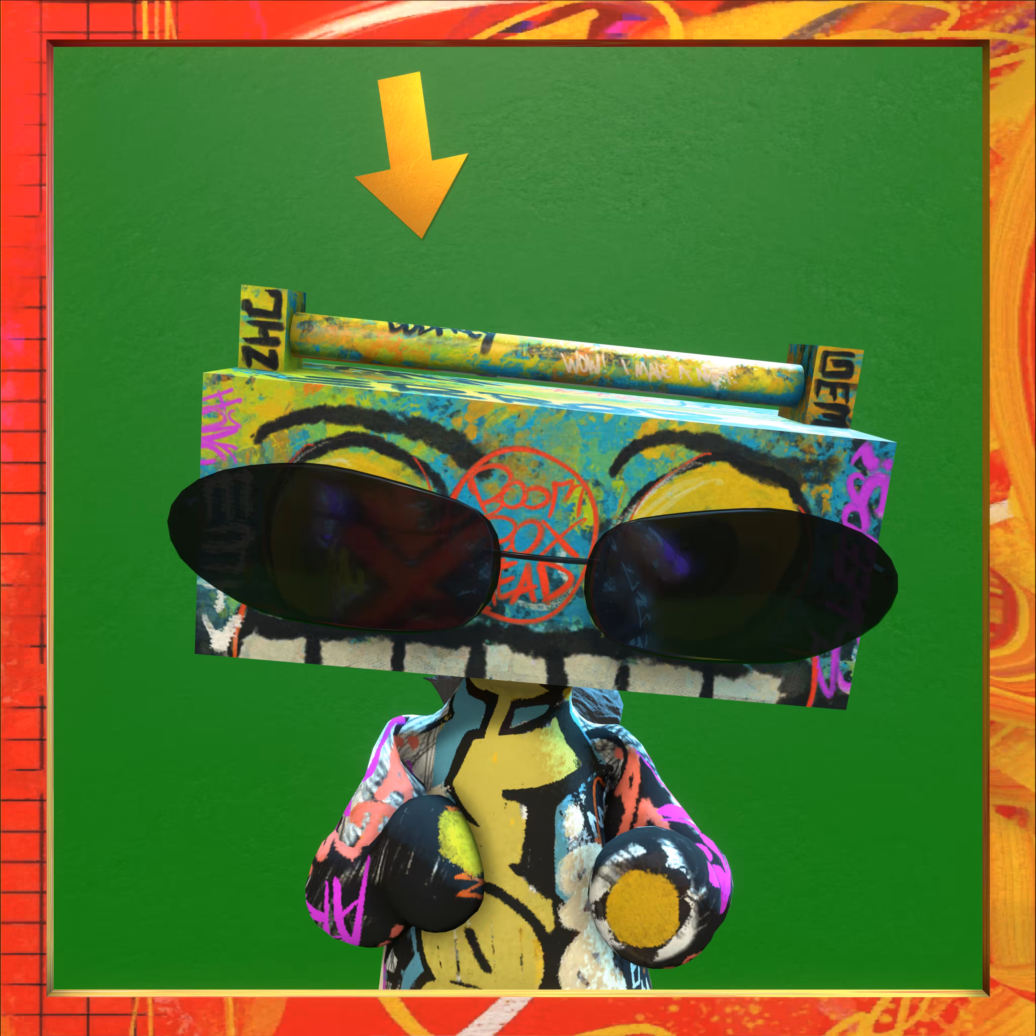 Boomboxhead #21