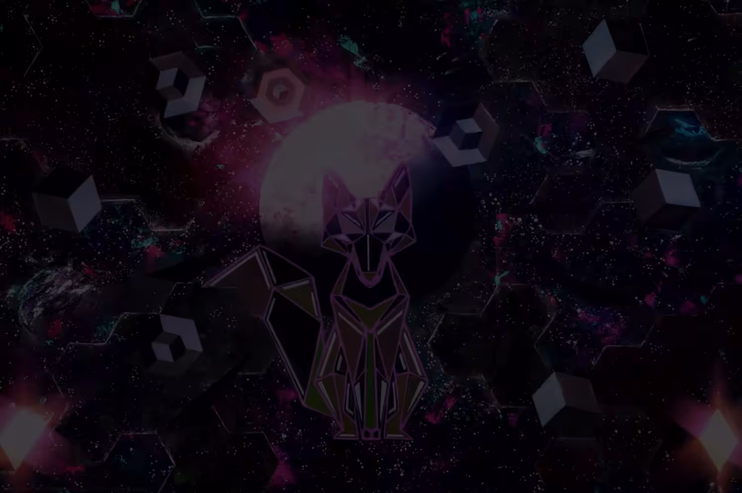 Metaverse Geometric Fox - Purple Edition