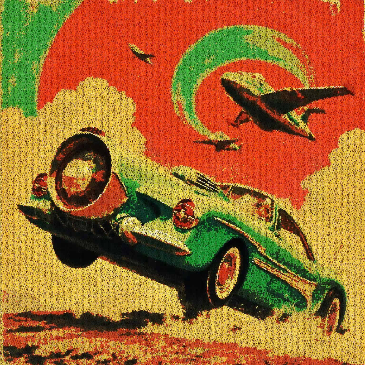 Old Advertisment car jet