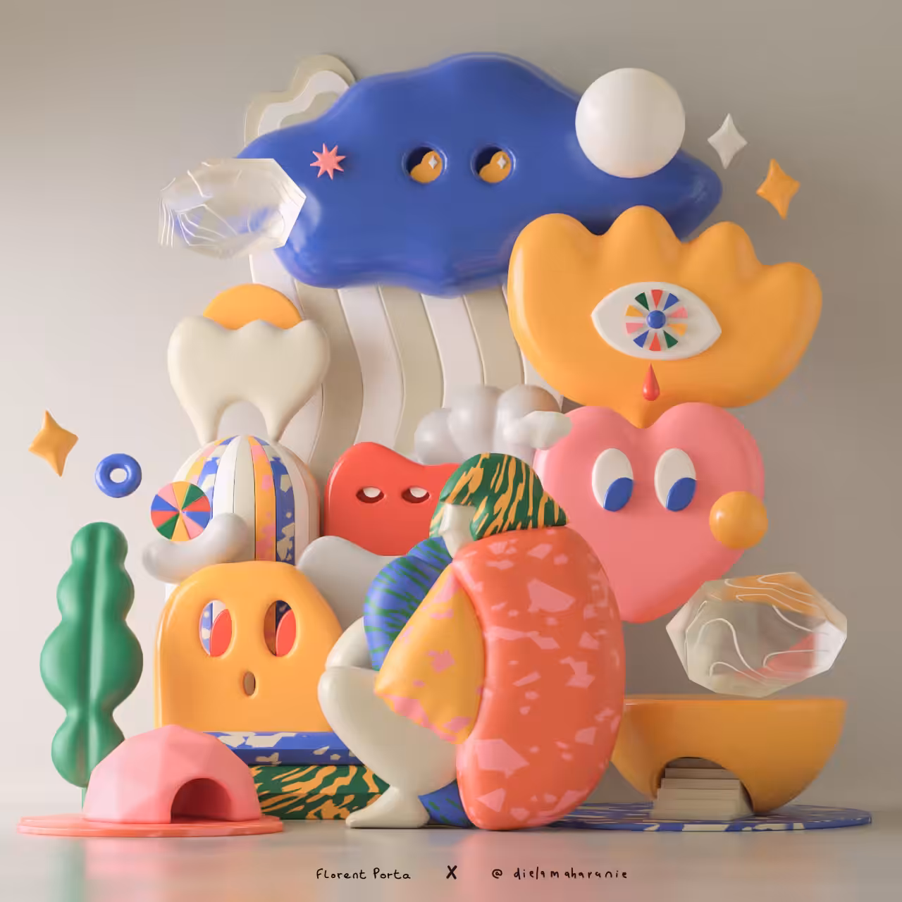 La tête dans les nuages