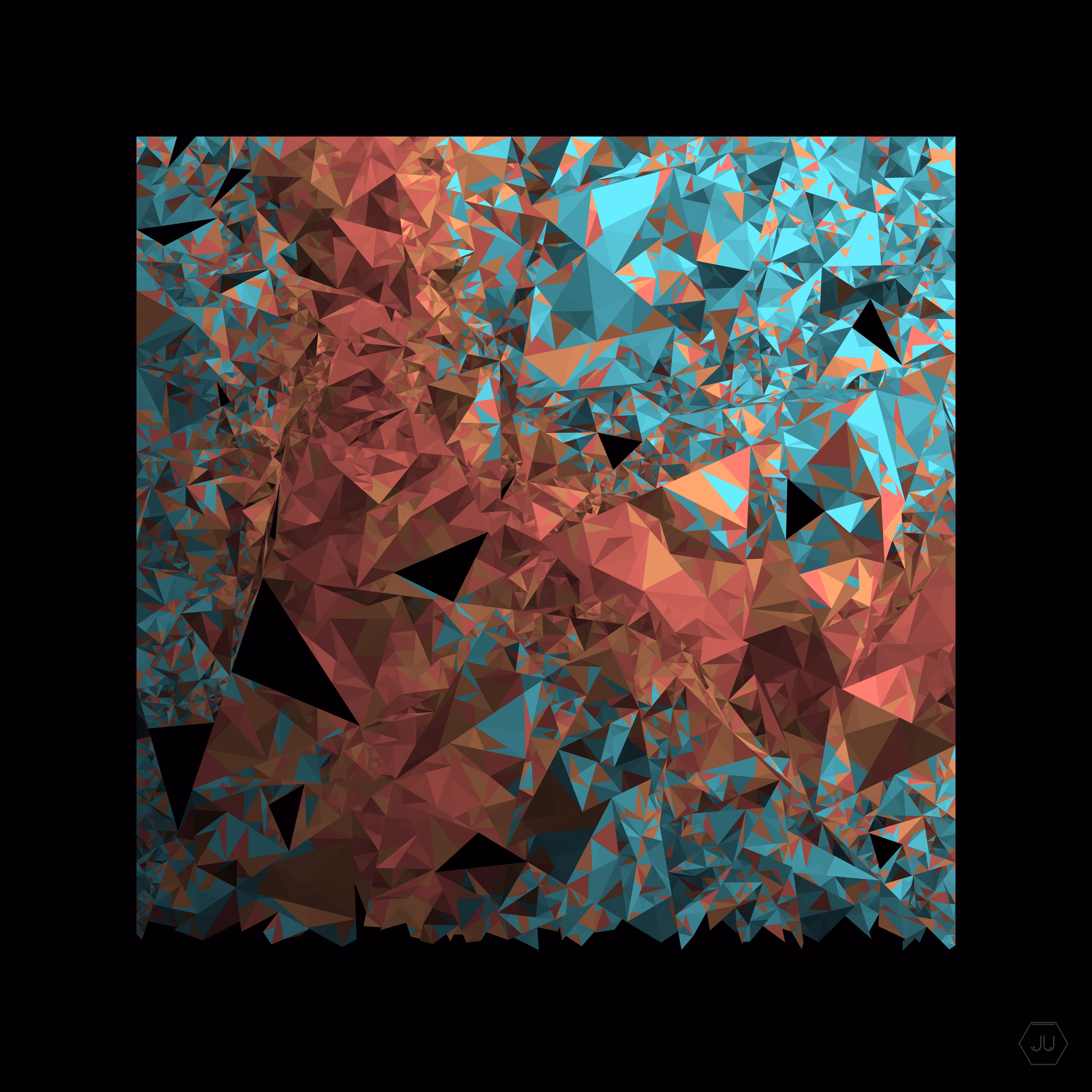 Torn Square 55-2-962
