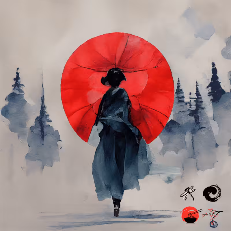 A walking geisha #25