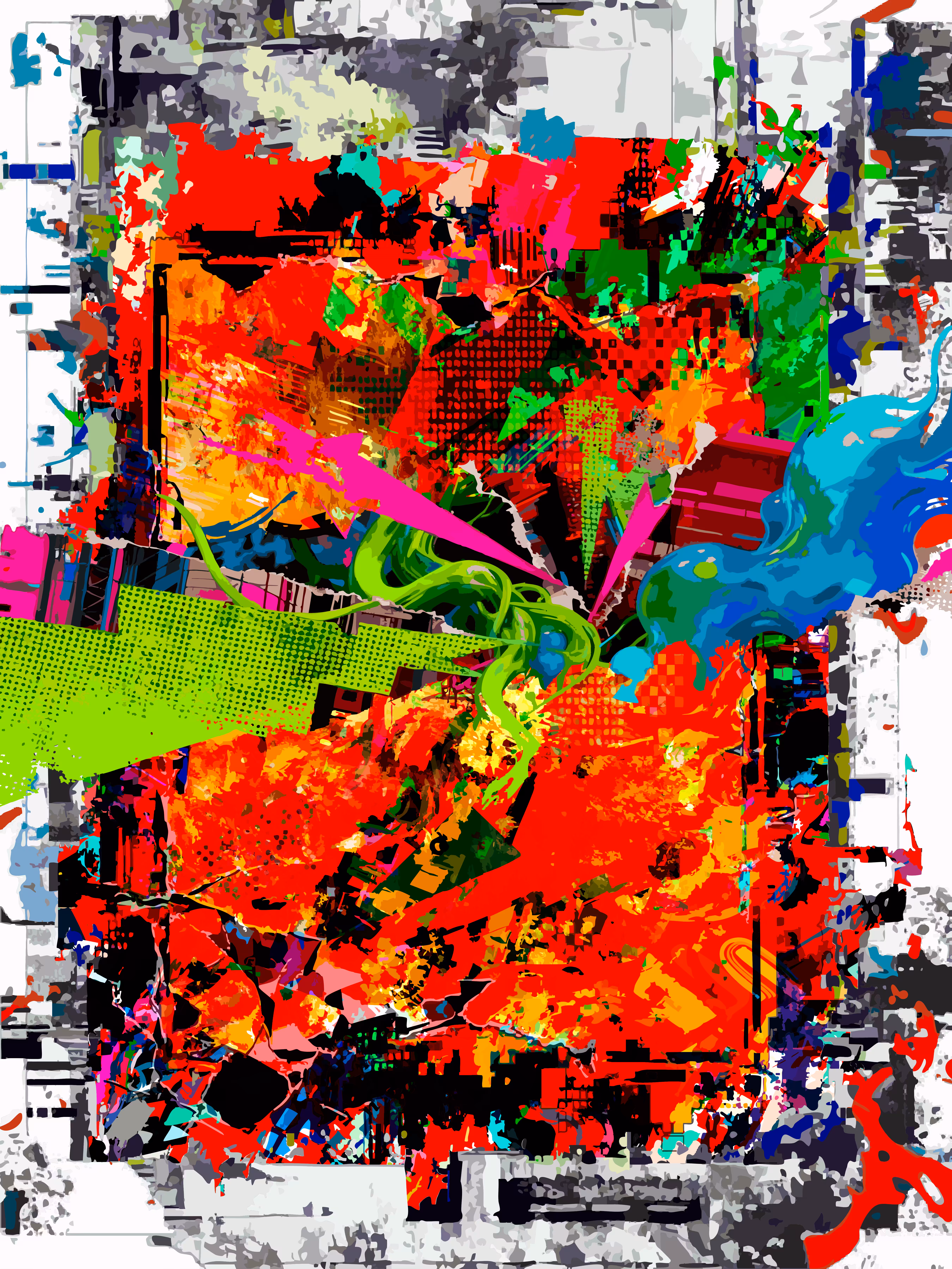 OUT OF THE HALFTONE