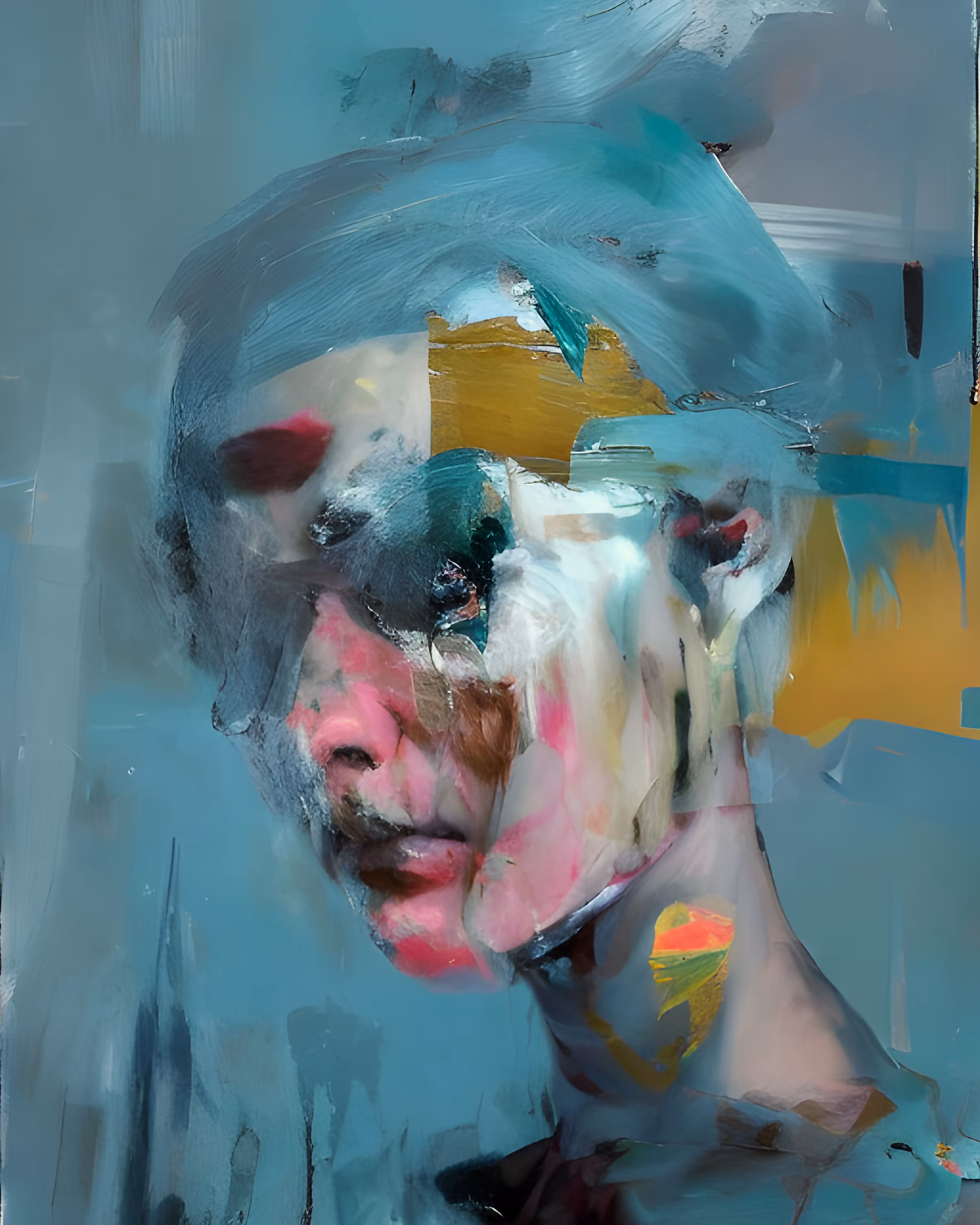 figurative painting: Meg