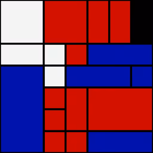 Mondrian Ticket  #6