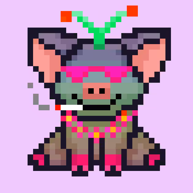 Punk Pig #00120