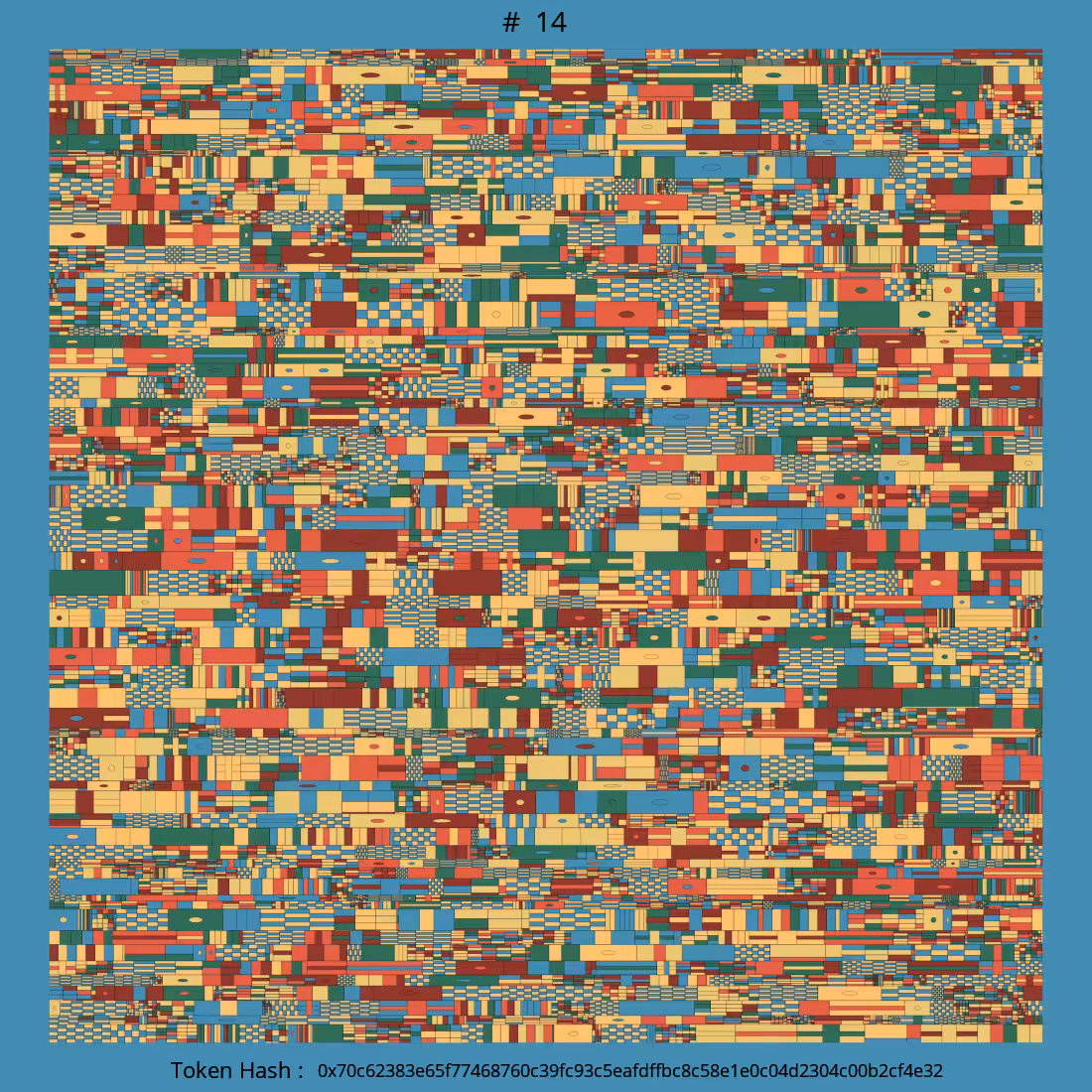 Abstracte Raster:The last piece #14