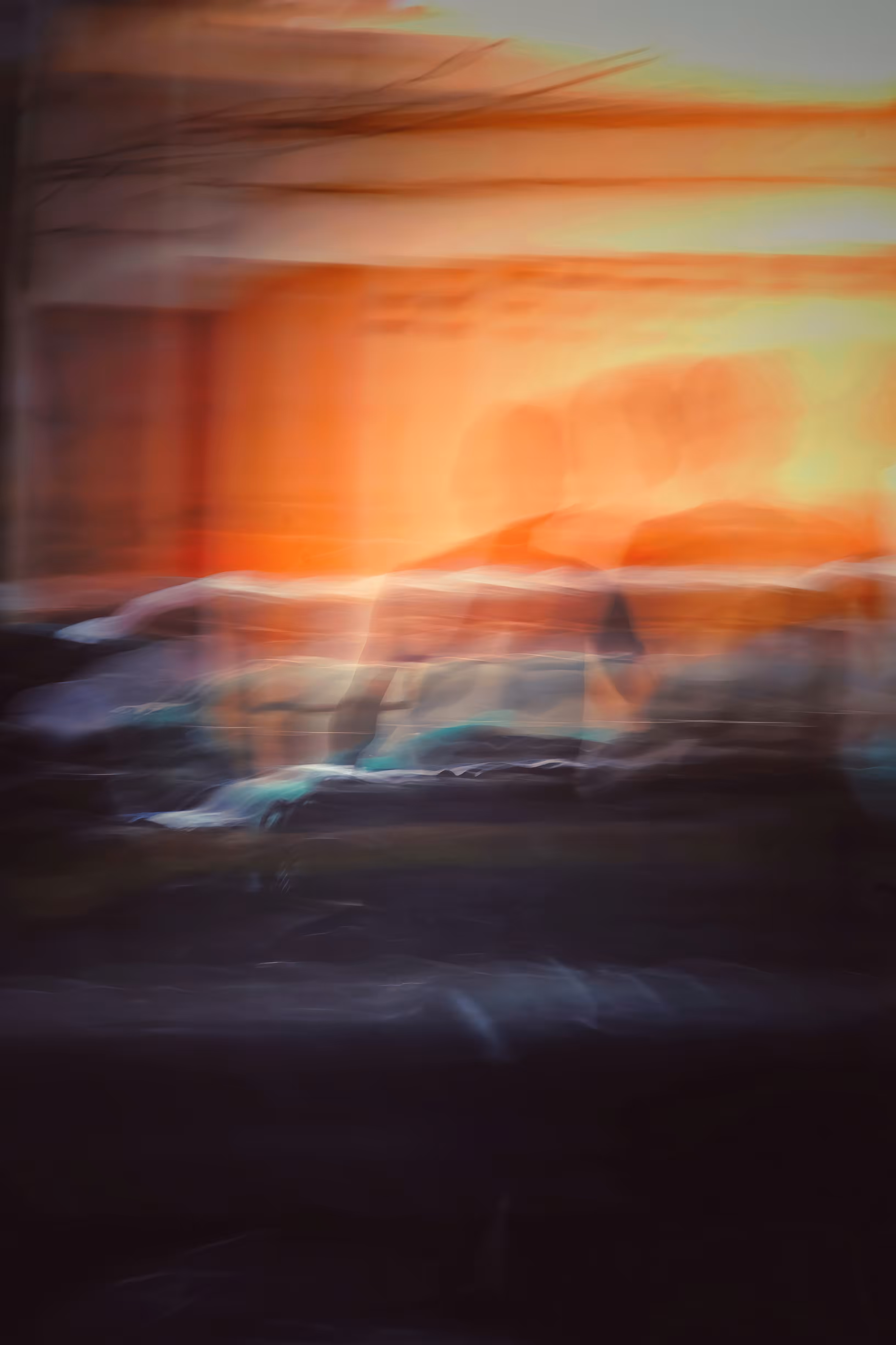 human in orange