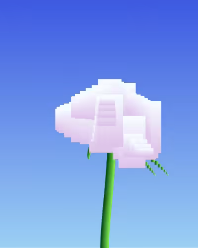 50 digital flowers #6