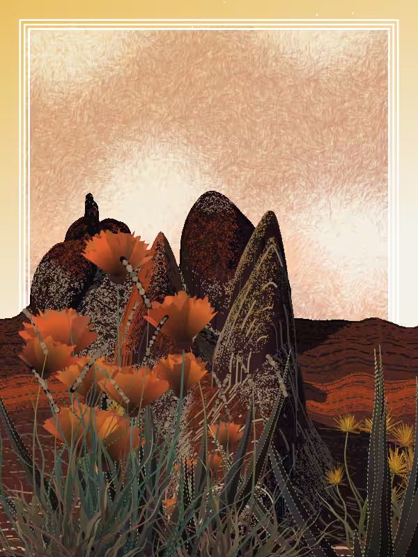 Desert Sun Rising #64