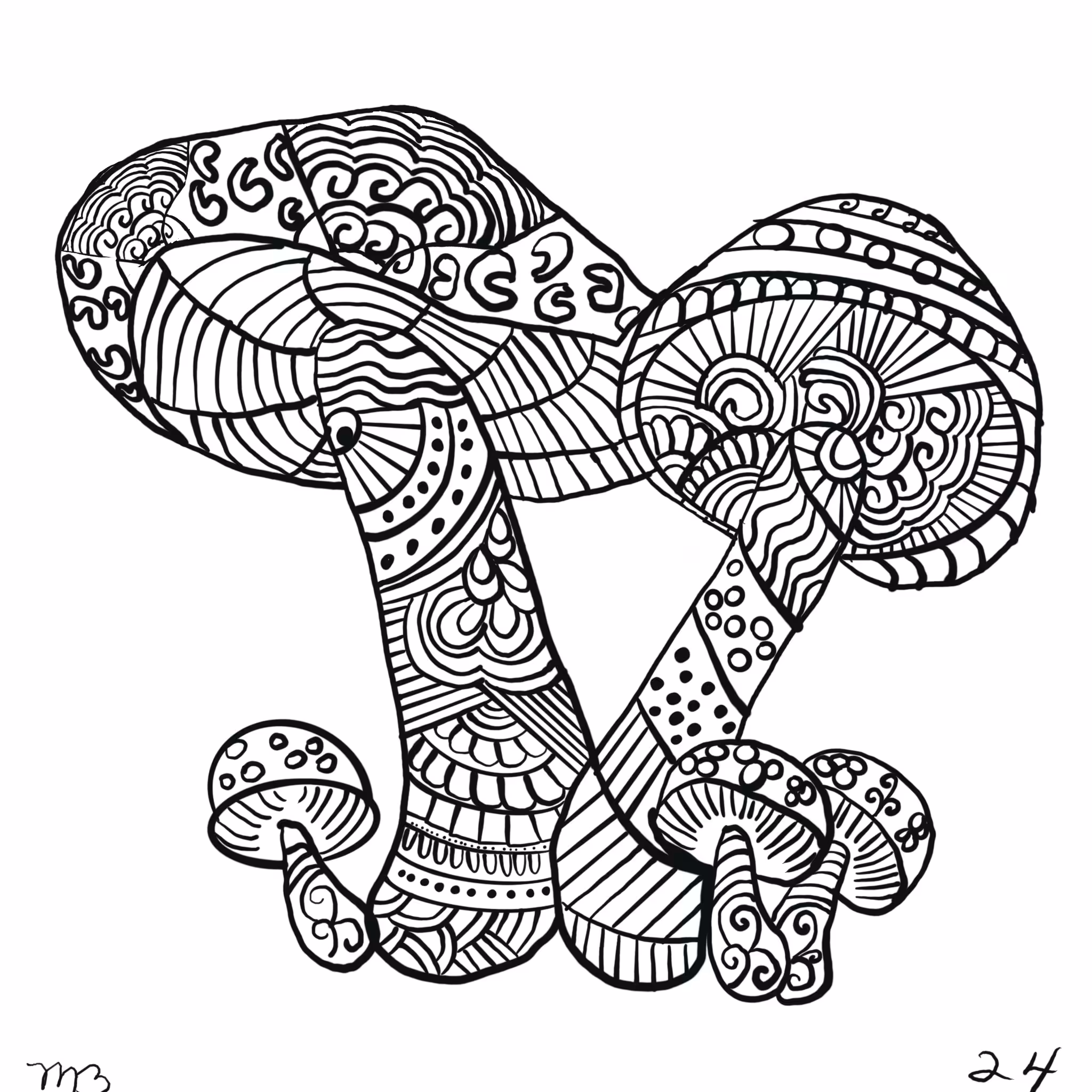 Anna's Mushroom Mandala