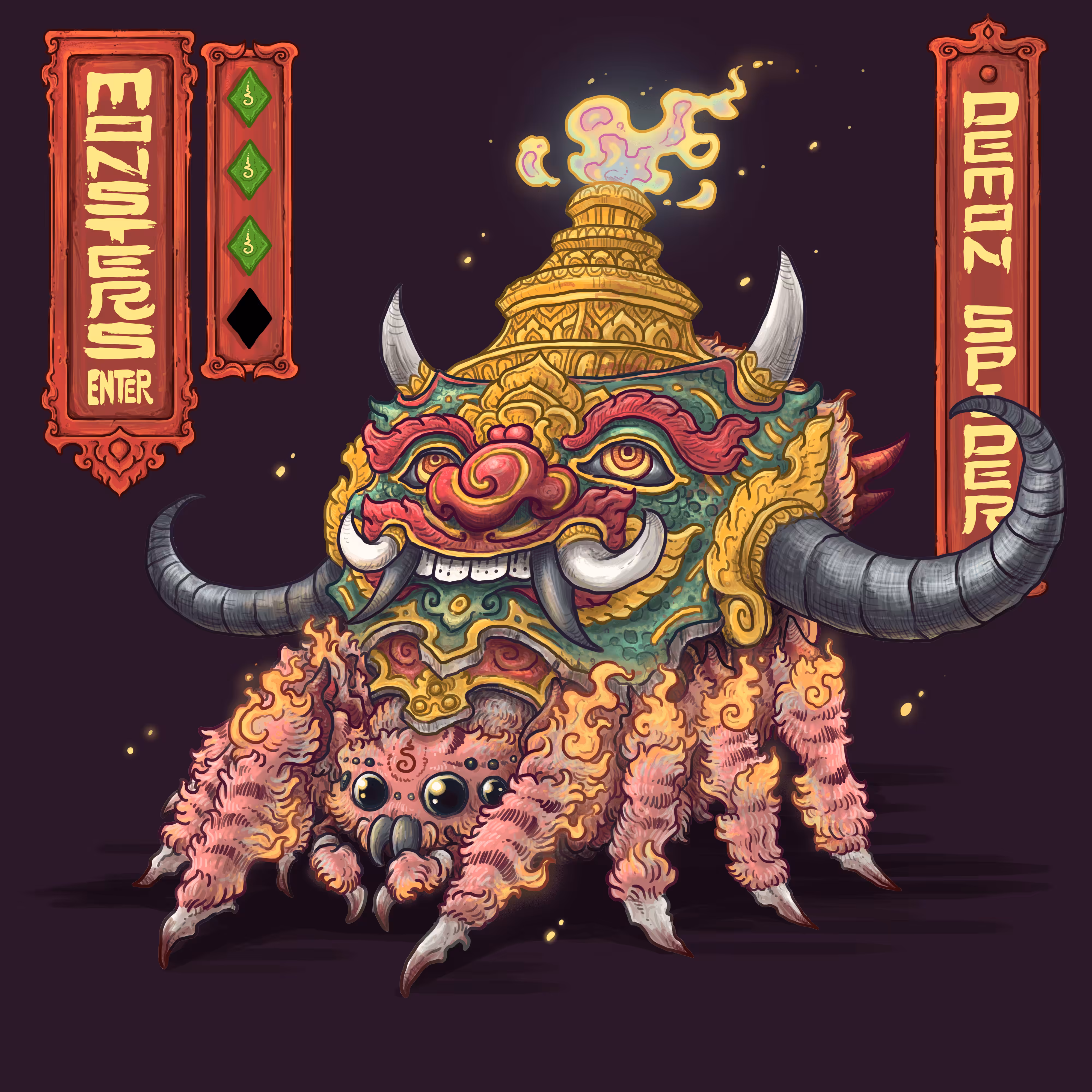 MONSTERS ENTER #021 - Demon spider