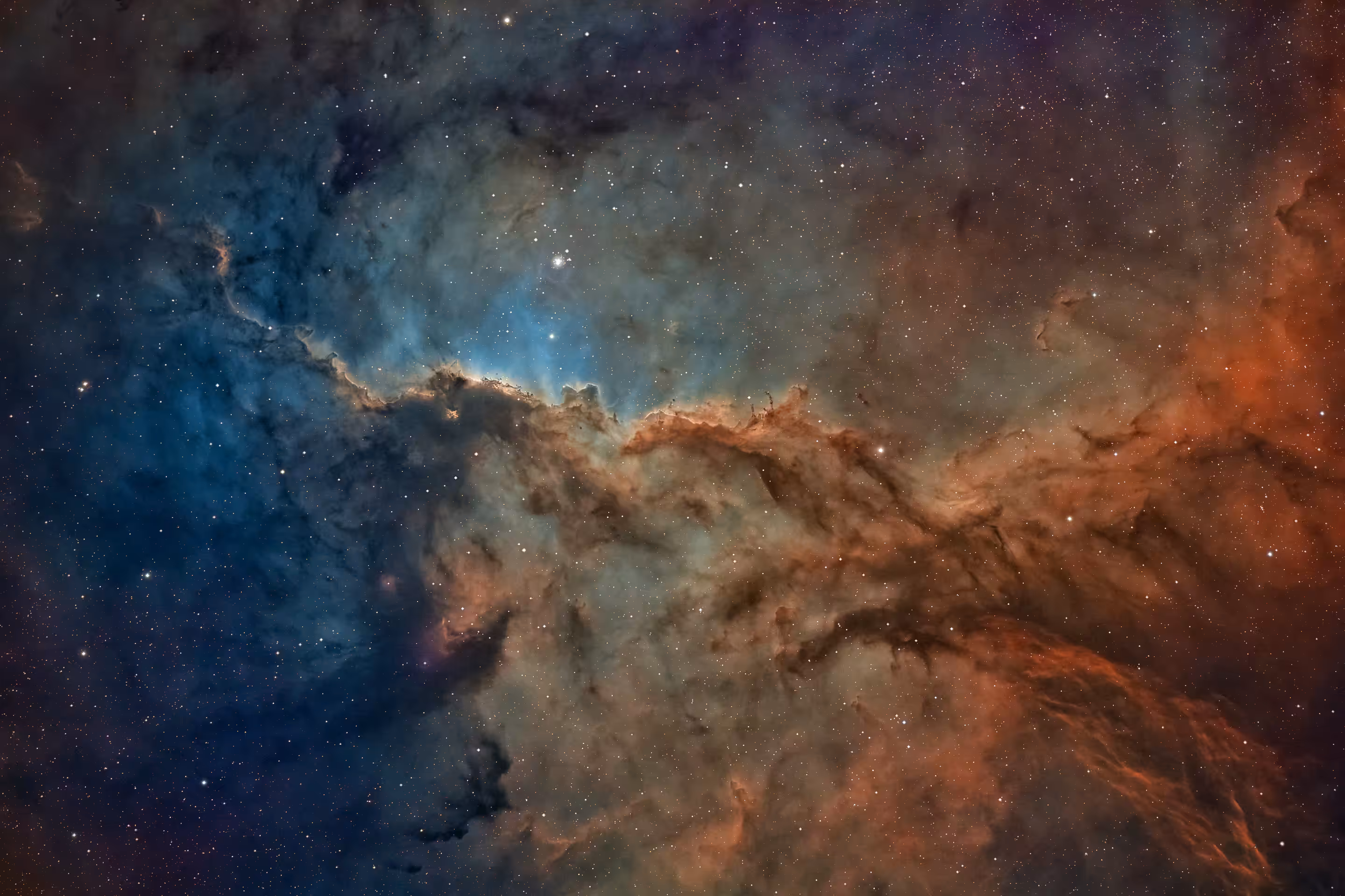 Deep Space x Cosmos Astro Art: Deep Space Collection # 4. The Fighting Dragons