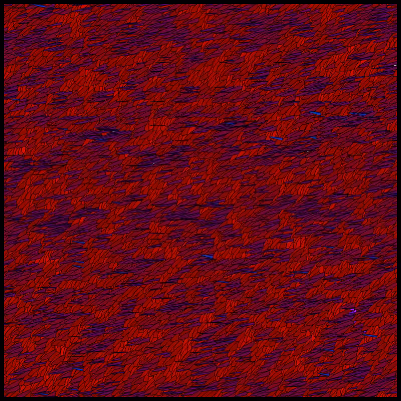 Flow Field Circles Triangle #32