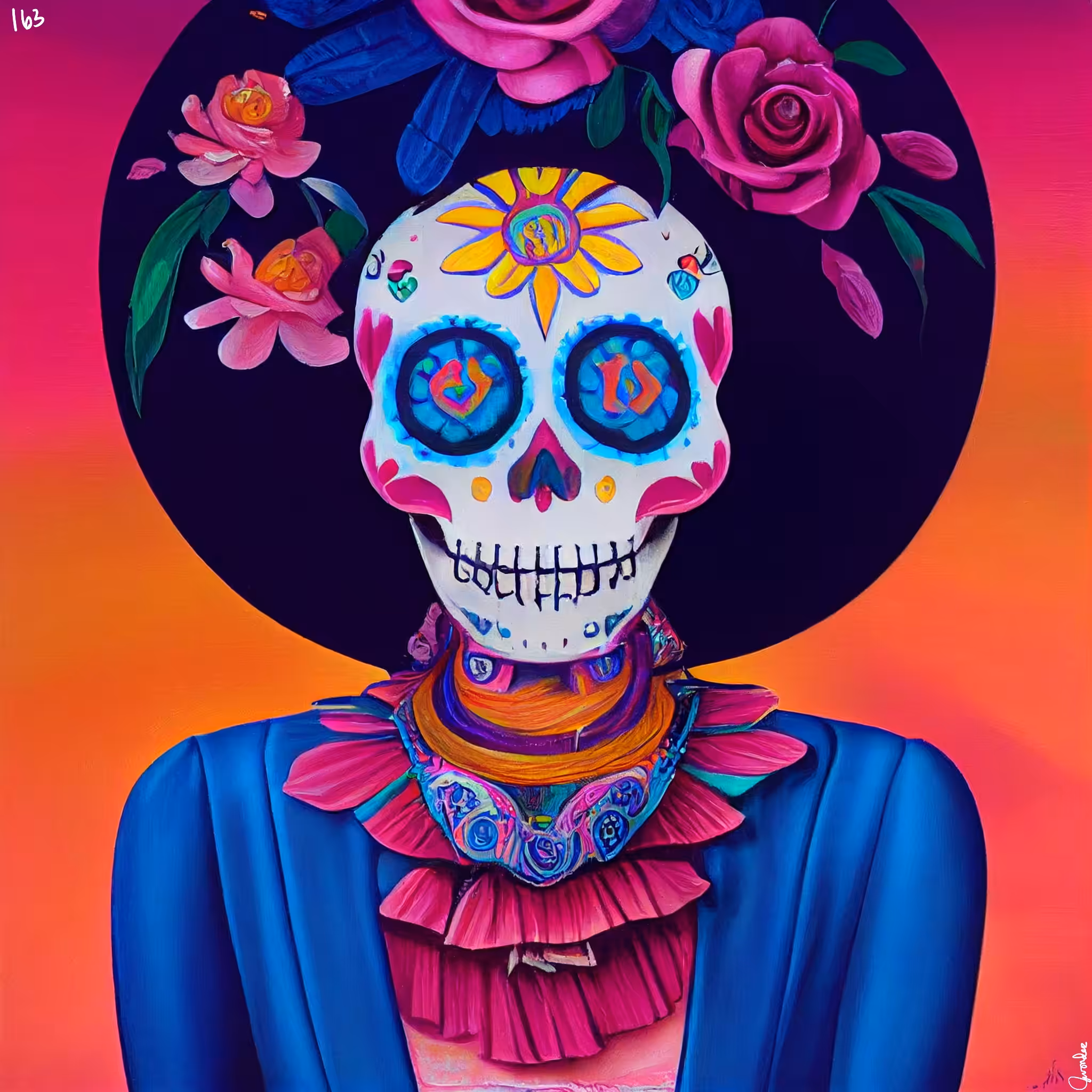 sugar skull #163