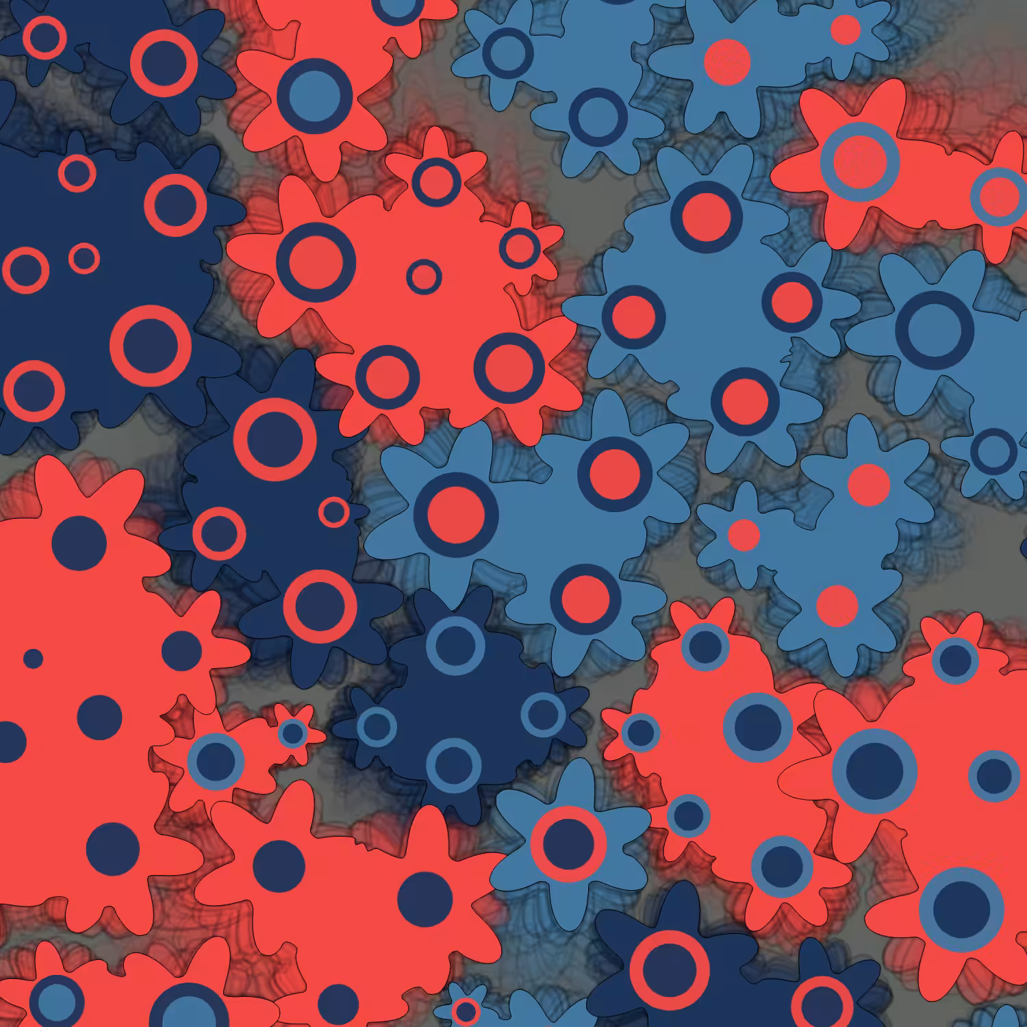 Geometric colorful shapes (Free edition) #146