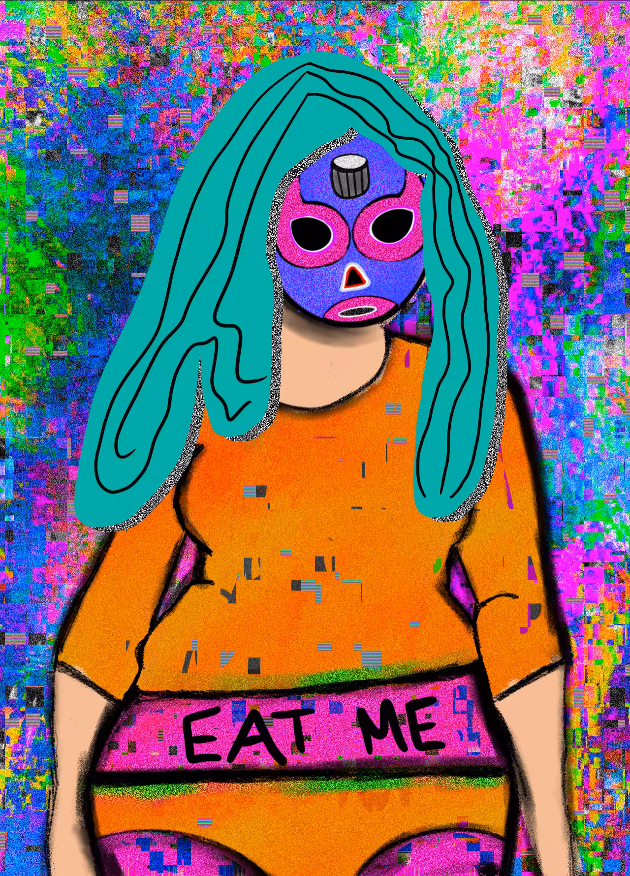 NFT luchadora #90