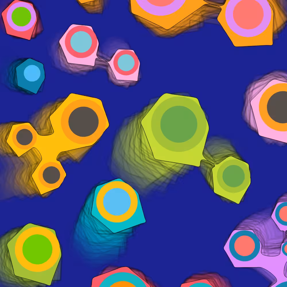 Colorful cartoon shapes(free edition) #48
