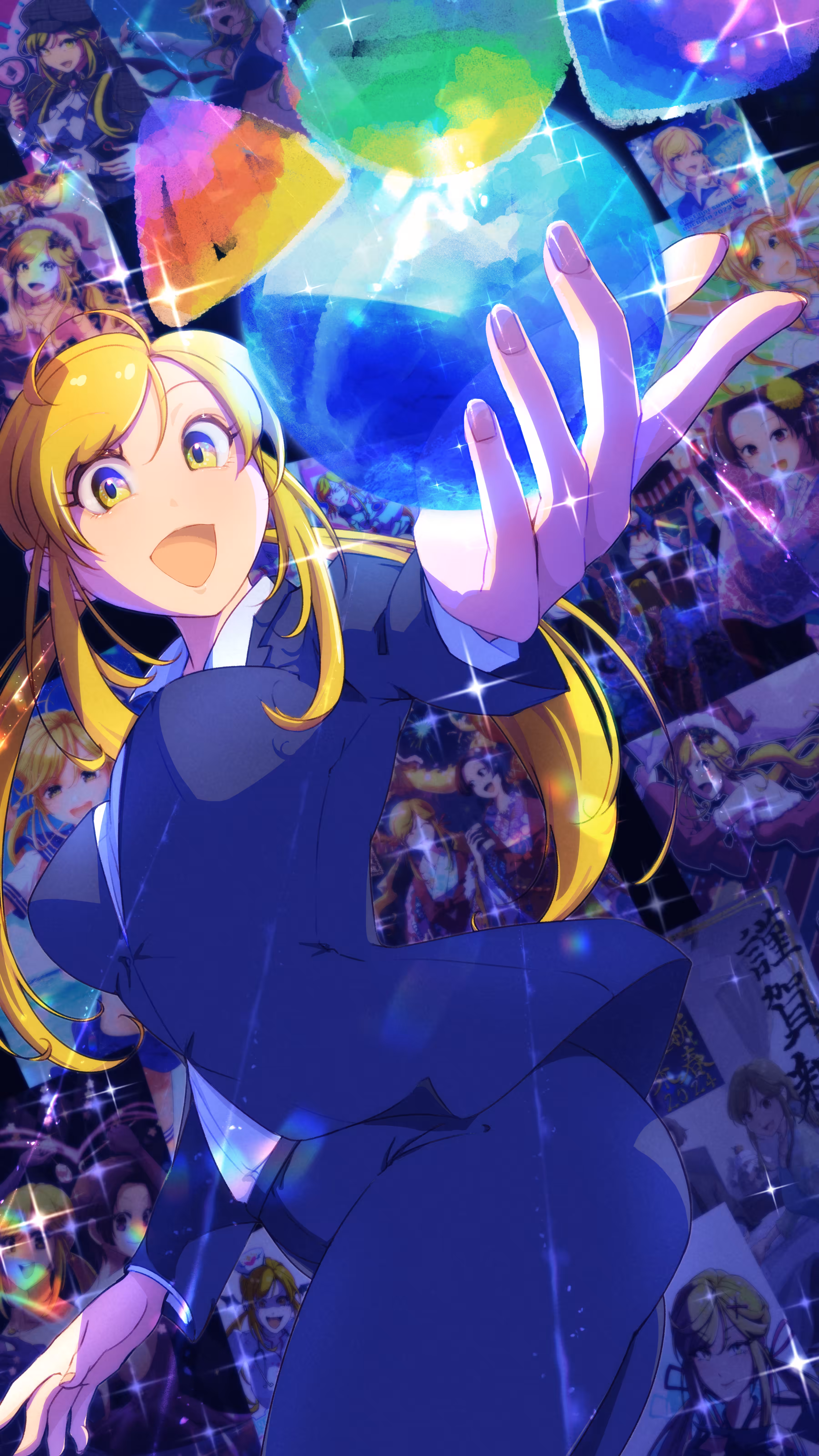The blue sphere