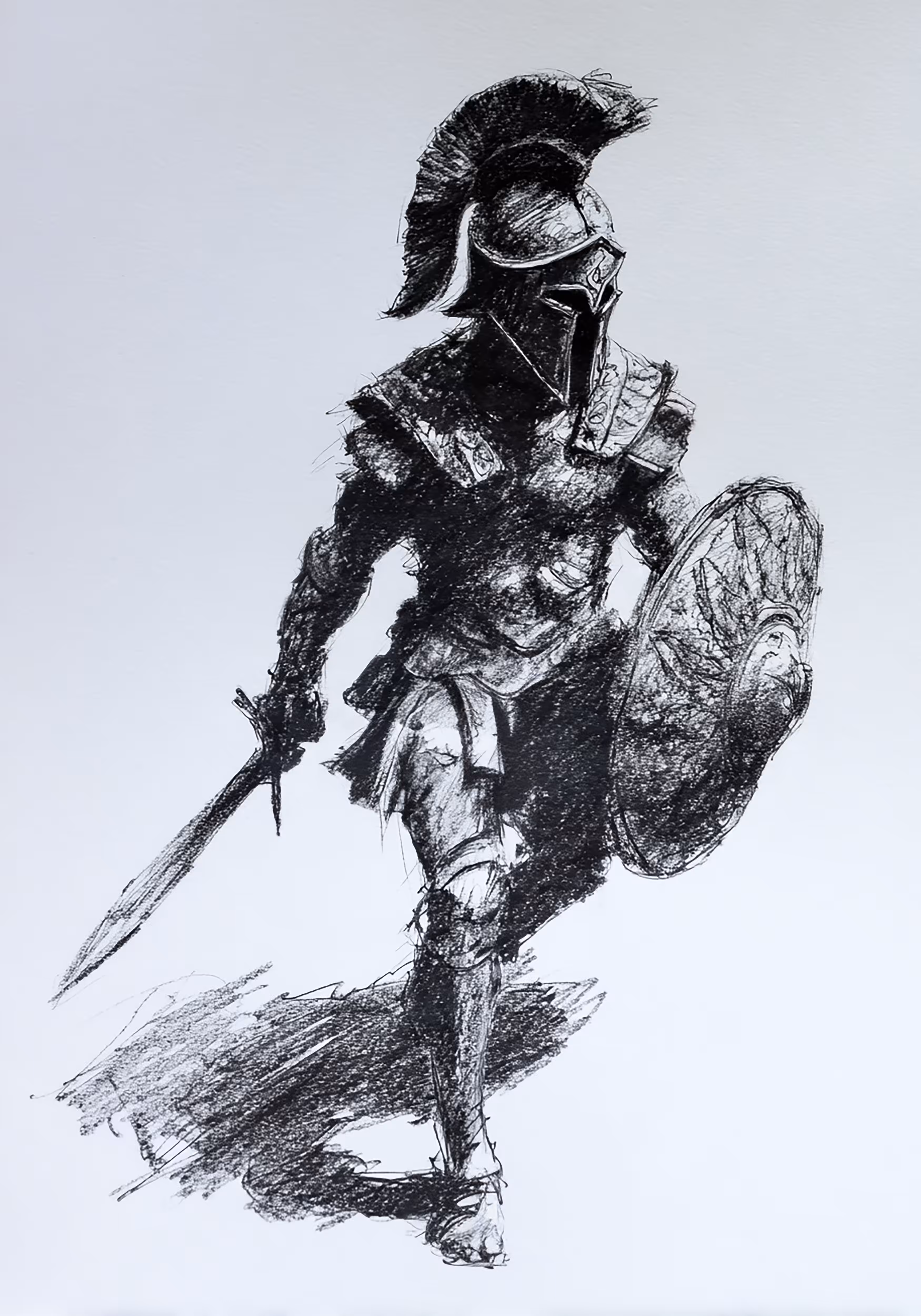 Monochrome dreams: Shadow of Achilles