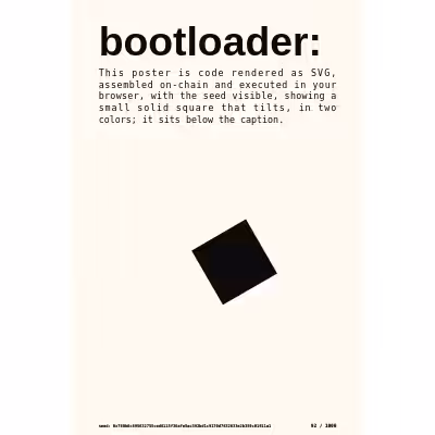 bootloader: selfie #92