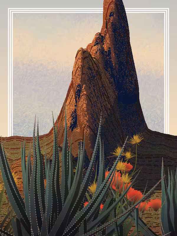 Desert Sun Rising #15